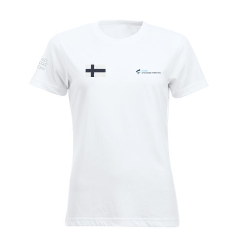 Naisten valkoinen t-paita
